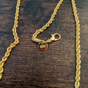 Gold Tone 925 Chain